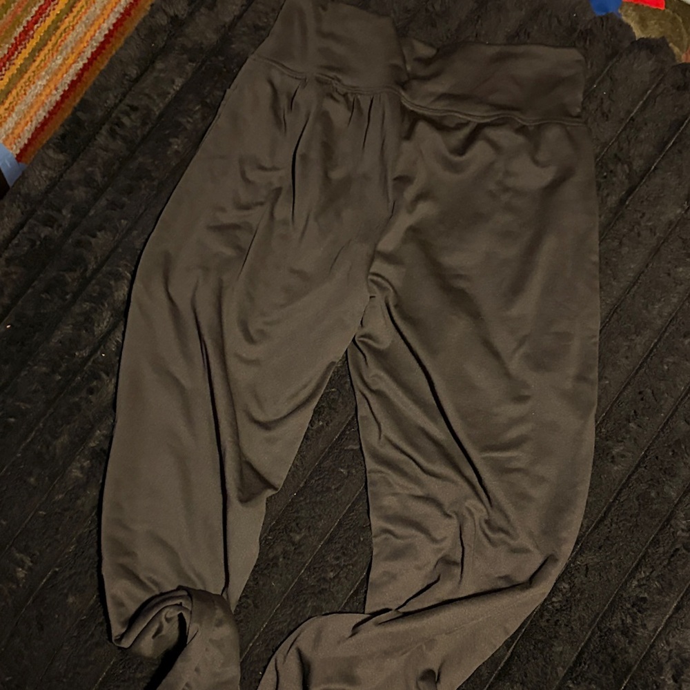 Women's Black High-Waisted Pants